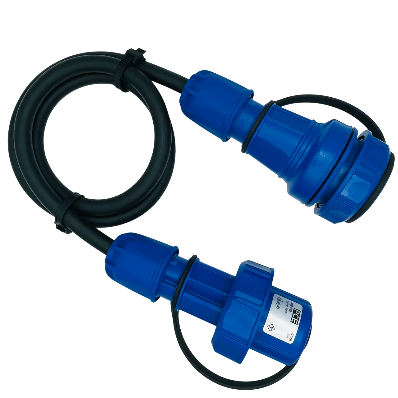 Wasserdichte Schuko-Verlängerung 230V IP68 | Gummileitung H07RN-F 3G1,5 - 3G2,5mm² | 1,00 bis 50,00 Meter | verschiedene Farben - Image 2