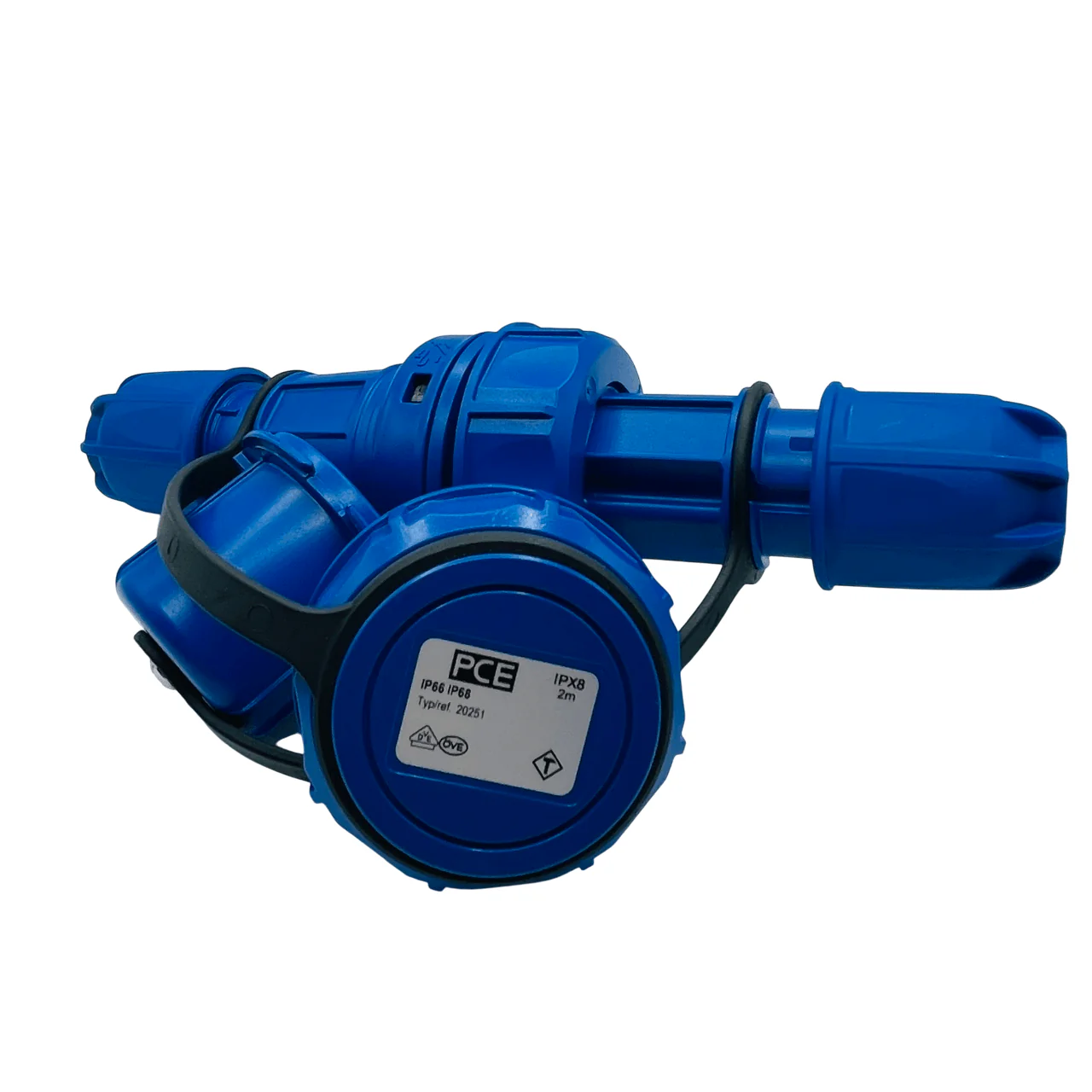 Wasserdichte Schuko-Verlängerung 230V IP68 | Gummileitung H07RN-F 3G1,5 - 3G2,5mm² | 1,00 bis 50,00 Meter | verschiedene Farben - Image 6